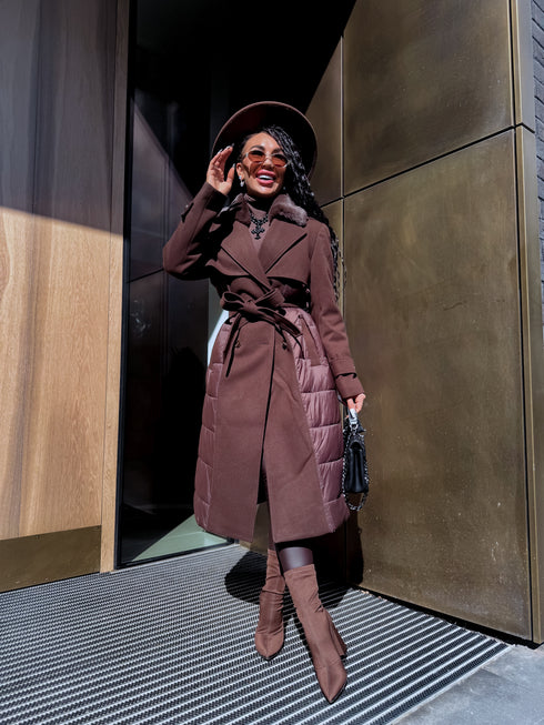 Coat "KOMBINĀCIJA HK30" – Choco